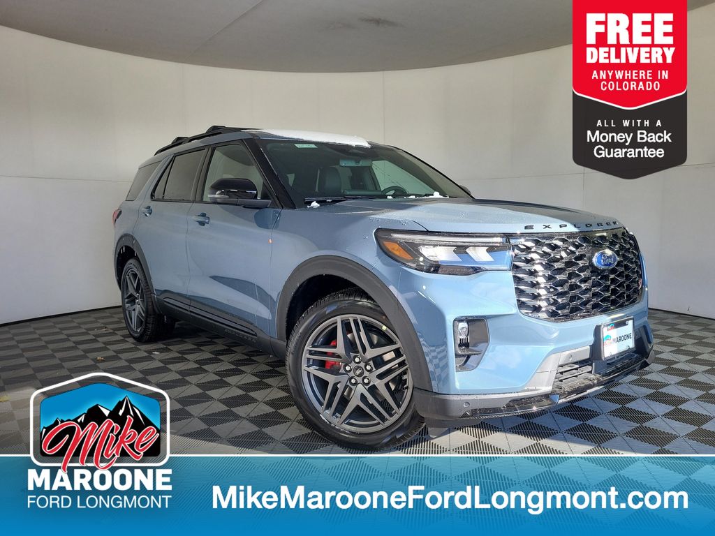 Vapor Blue Metallic 2026 Ford Explorer SUV / Crossover All-Wheel Drive Automatic
