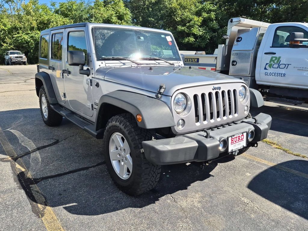 Billet Silver Metallic Clearcoat 2017 Jeep Wrangler SUV / Crossover Four-Wheel Drive 5-Speed Automatic