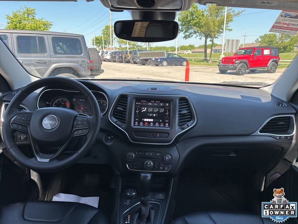 Used 2022 Jeep Cherokee Trailhawk with VIN 1C4PJMBX6ND510723 for sale in Kansas City