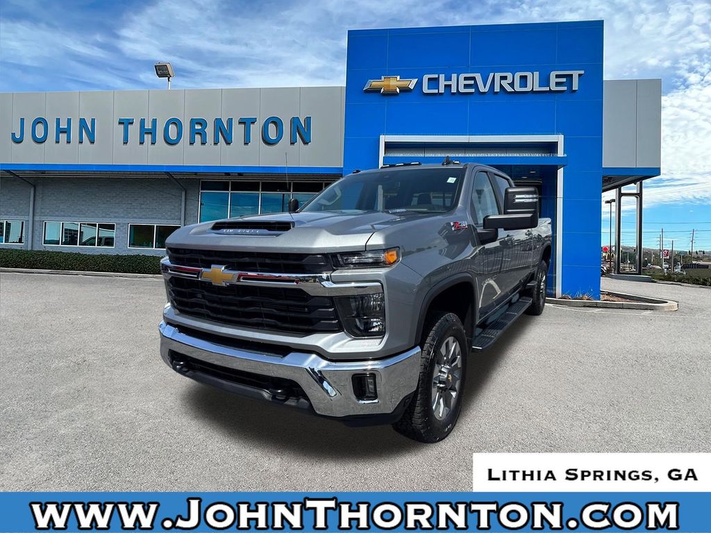 Sterling Gray Metallic 2024 Chevrolet Silverado 2500HD LT Crew Cab 4WD Pickup Truck Four-Wheel Drive Automatic