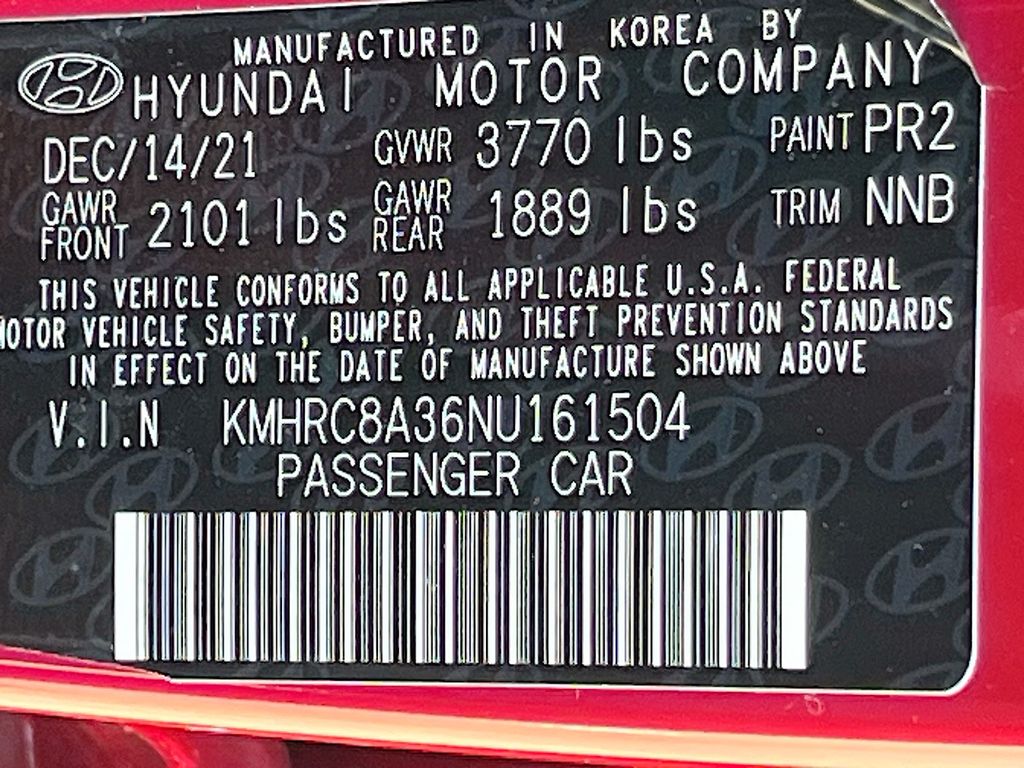 2022 Hyundai Venue Limited Red at Wharton Ford