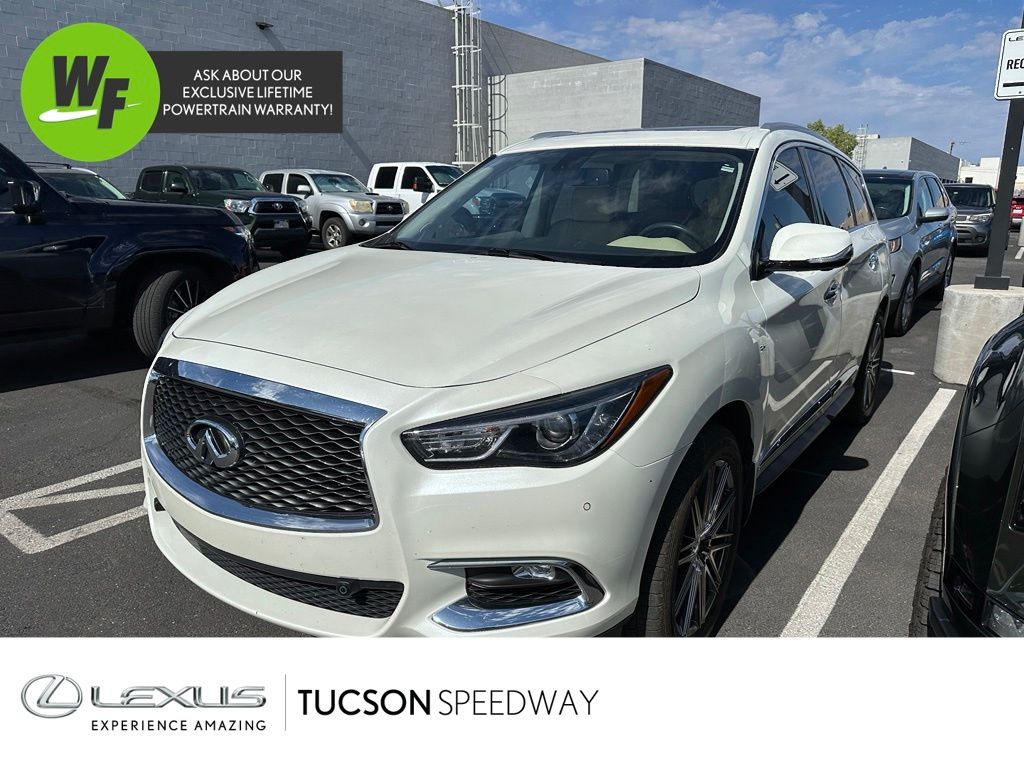 White 2017 INFINITI QX60 FWD SUV / Crossover Front-Wheel Drive Continuously Variable Transmission