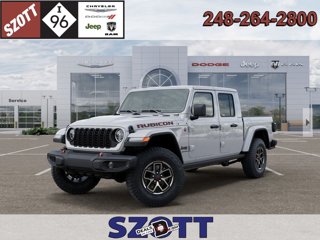 Bright White Clearcoat 2026 Jeep Gladiator Pickup Truck Four-Wheel Drive 8-Speed Automatic