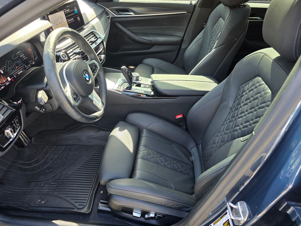 Certified Used 2023 Blue BMW 540i image 8