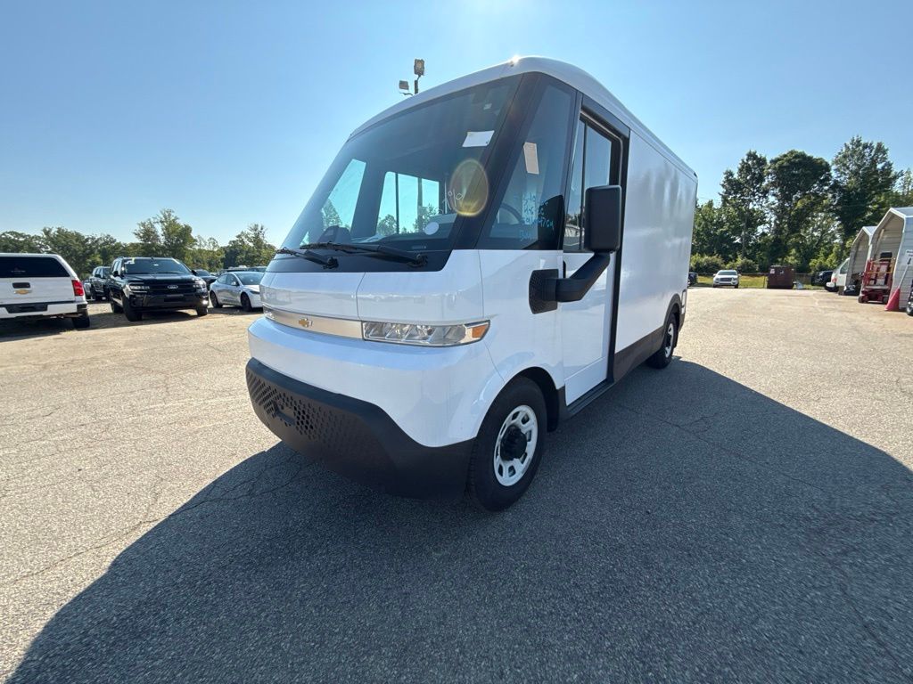 Oyster White 2025 Chevrolet BrightDrop 1-Speed Automatic