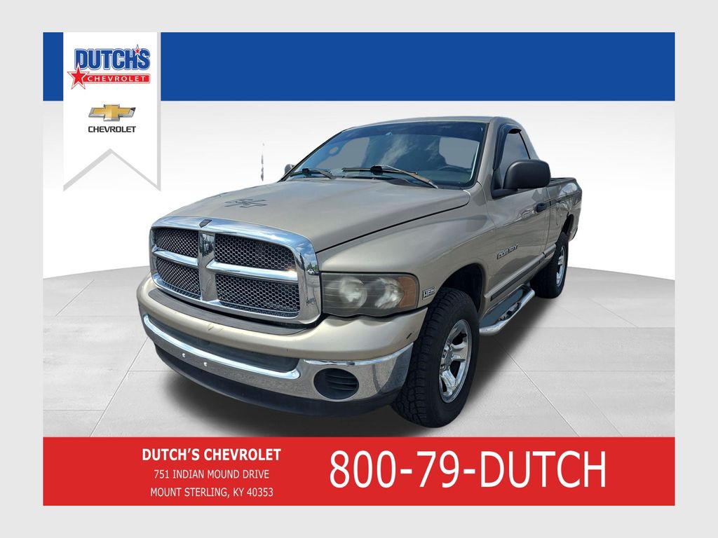 Champagne 2003 Dodge RAM 1500 Pickup Truck Four-Wheel Drive 5-Speed Automatic