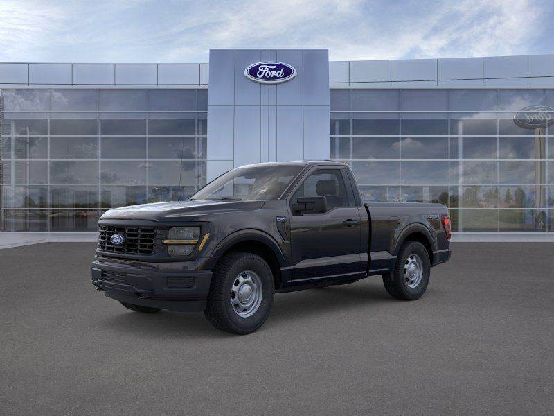 Black 2026 Ford F-150 XL Regular Cab 4WD Pickup Truck Four-Wheel Drive Automatic