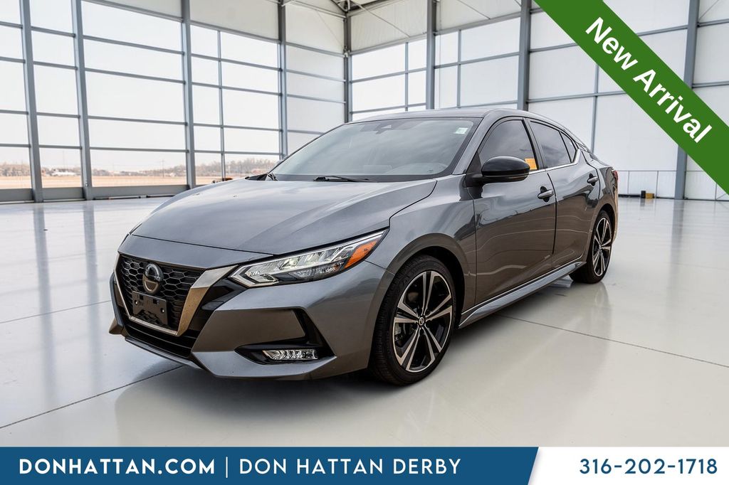 Gray (Gun Metallic) 2023 Nissan Sentra Sedan Front-Wheel Drive Continuously Variable Transmission