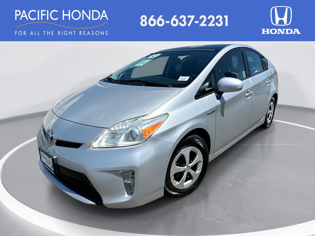 Classic Silver Metallic 2012 Toyota Prius Three Hatchback Front-Wheel Drive Continuously Variable Transmission