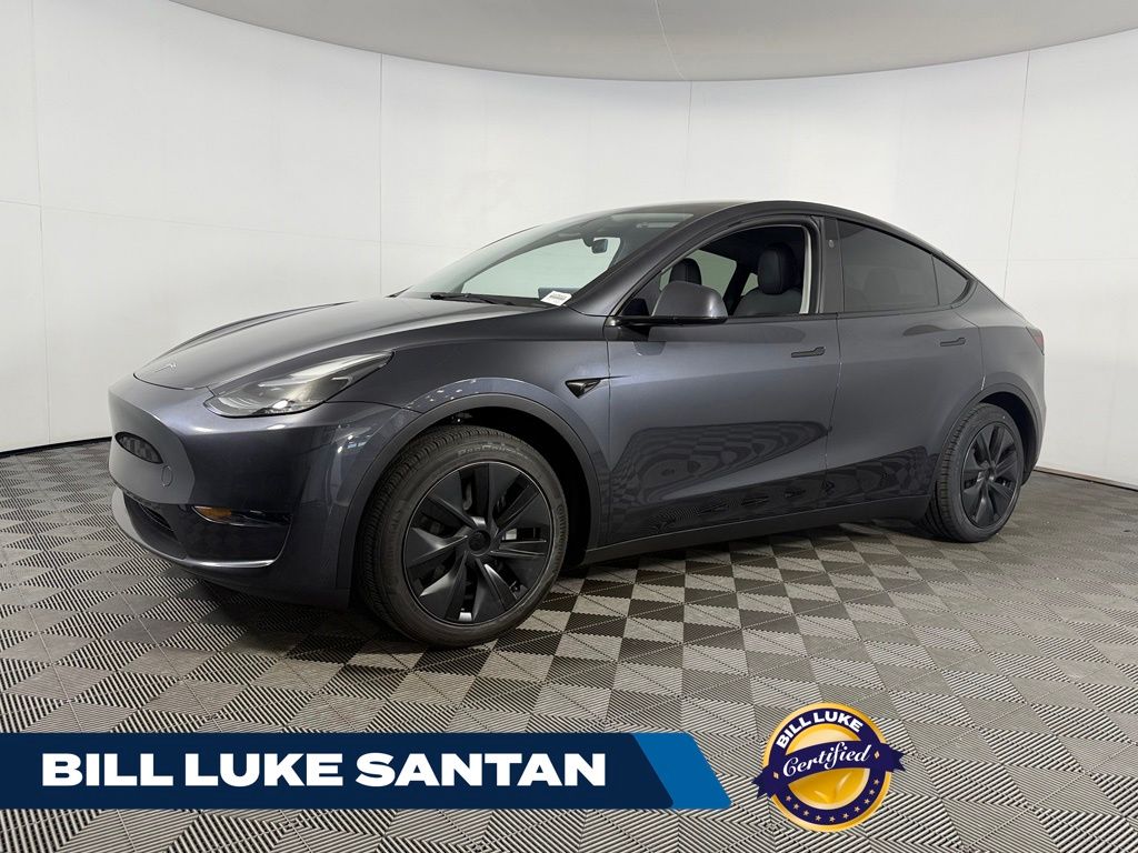 Stealth Gray 2025 Tesla Model Y Long Range RWD SUV / Crossover Rear-Wheel Drive 1-Speed Automatic