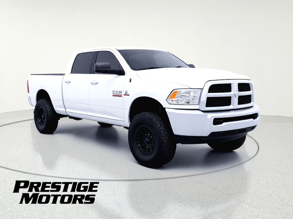 Bright White Clearcoat 2018 RAM 2500 SLT Crew Cab 4WD Pickup Truck Four-Wheel Drive 6-Speed Automatic