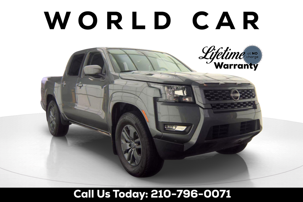 Gray (Gun Metallic) 2025 Nissan Frontier Pickup Truck 4X2 9-Speed Automatic Overdrive