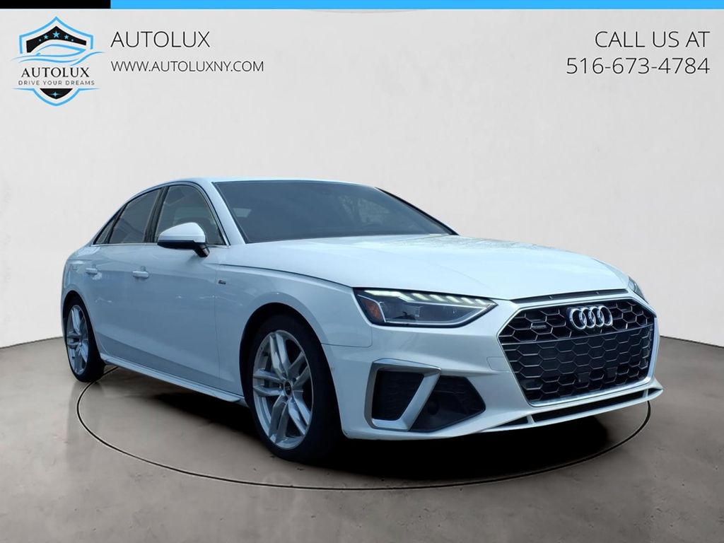White 2024 Audi A4 quattro Premium Plus S Line 45 TFSI AWD Sedan All-Wheel Drive Automatic