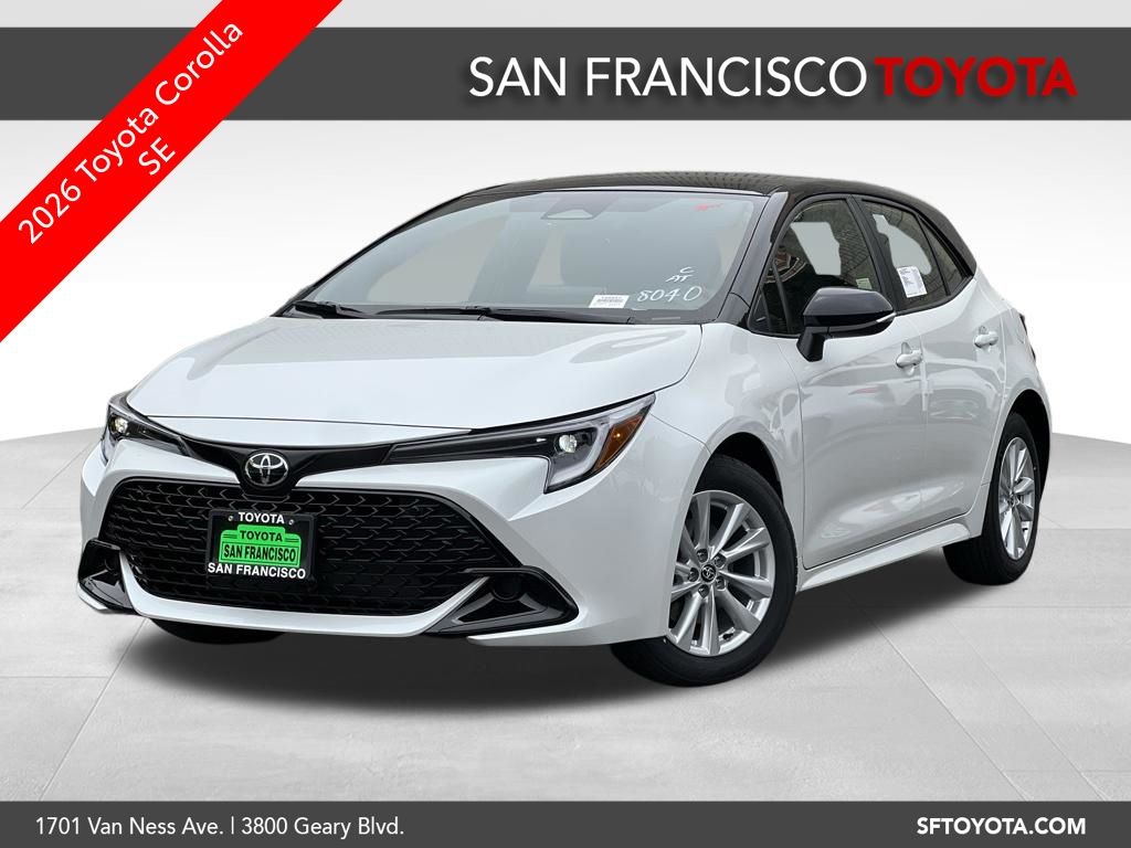 Wind Chill Prl/ 2026 Toyota Corolla Hatchback Hatchback Front-Wheel Drive Continuously Variable Transmission