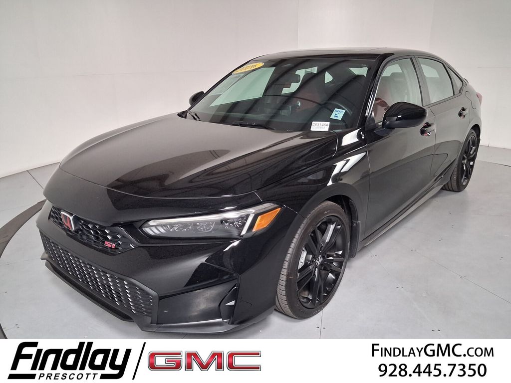 Crystal Black Pearl 2026 Honda Civic Sedan Front-Wheel Drive 6-Speed Manual