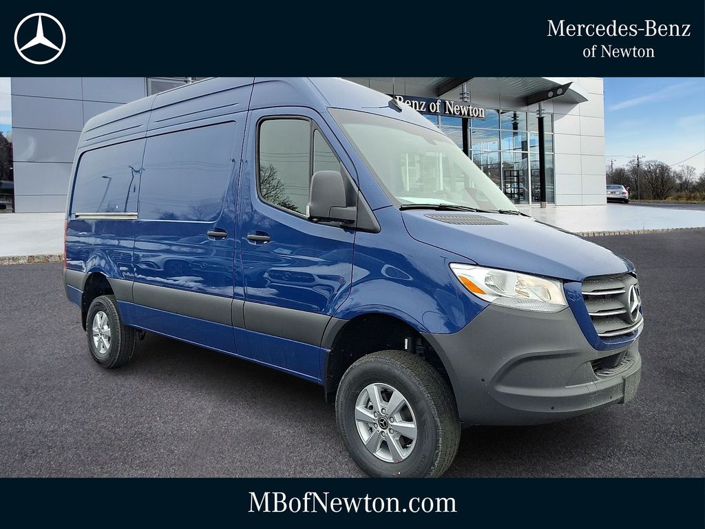 Blue 2026 Mercedes-Benz Sprinter Cargo 2500 144 AWD Van All-Wheel Drive 9-Speed Automatic