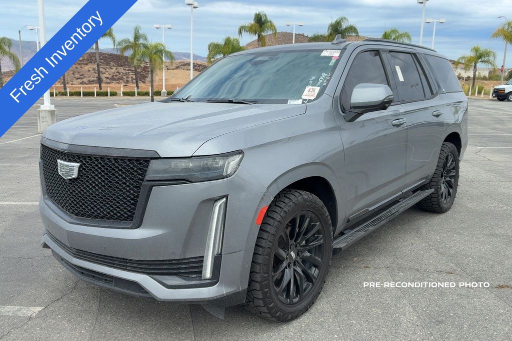 Gray (Satin Steel Metallic) 2021 Cadillac Escalade SUV / Crossover Four-Wheel Drive