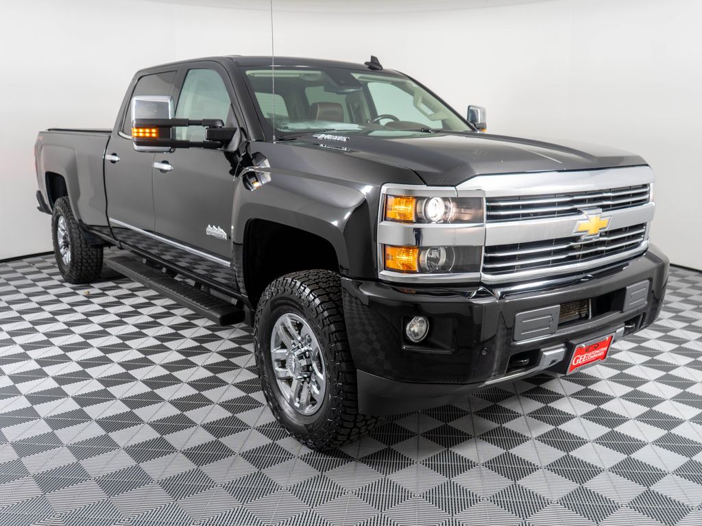 Black 2016 Chevrolet Silverado 3500HD Pickup Truck Four-Wheel Drive 6-Speed Automatic