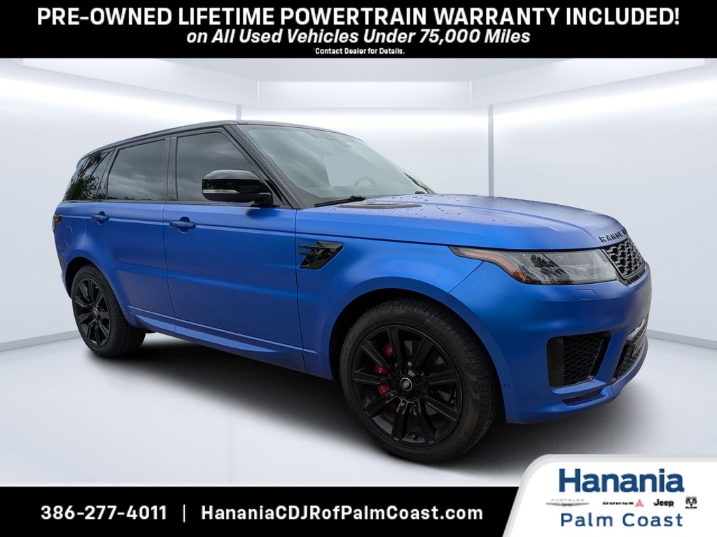 Blue 2022 Land Rover Range Rover Sport SUV / Crossover All-Wheel Drive 8-Speed Automatic