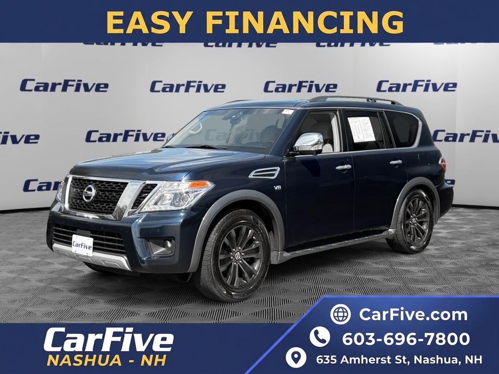 Hermosa Blue 2017 Nissan Armada SUV / Crossover Four-Wheel Drive 7-Speed Automatic