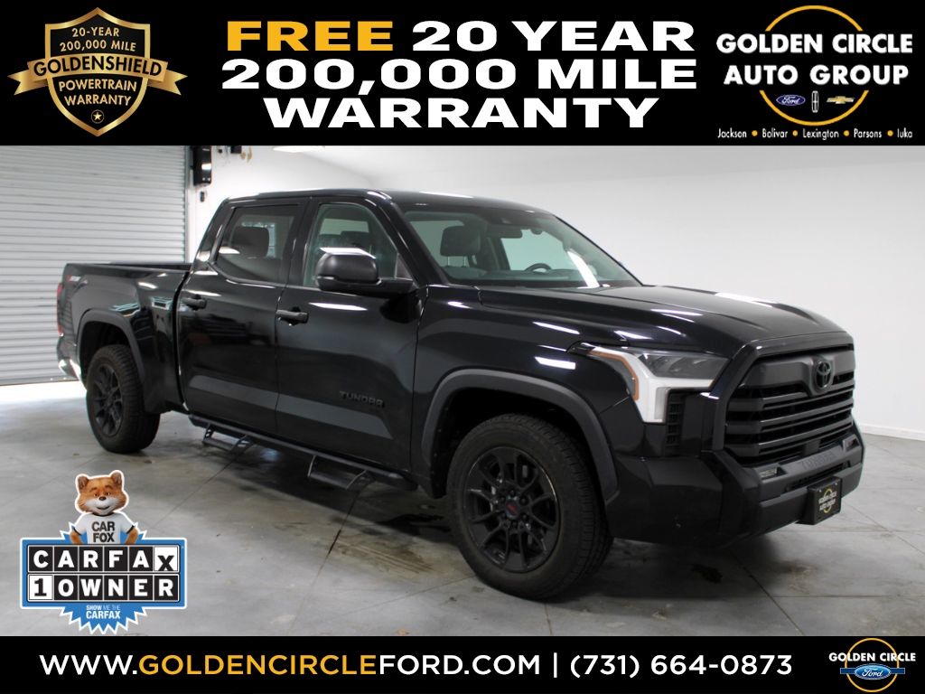 Midnight Black Metallic 2023 Toyota Tundra Pickup Truck 4X2 Automatic