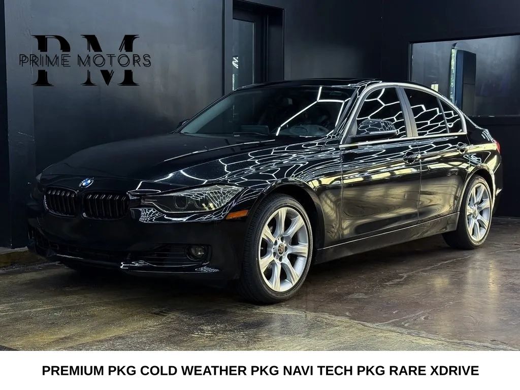 Black Sapphire Metallic 2015 BMW 3 Series Sedan All-Wheel Drive 8-Speed Automatic