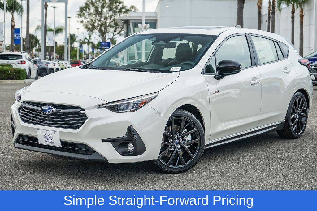 White Pearl 2026 Subaru Impreza RS AWD Wagon All-Wheel Drive Continuously Variable Transmission