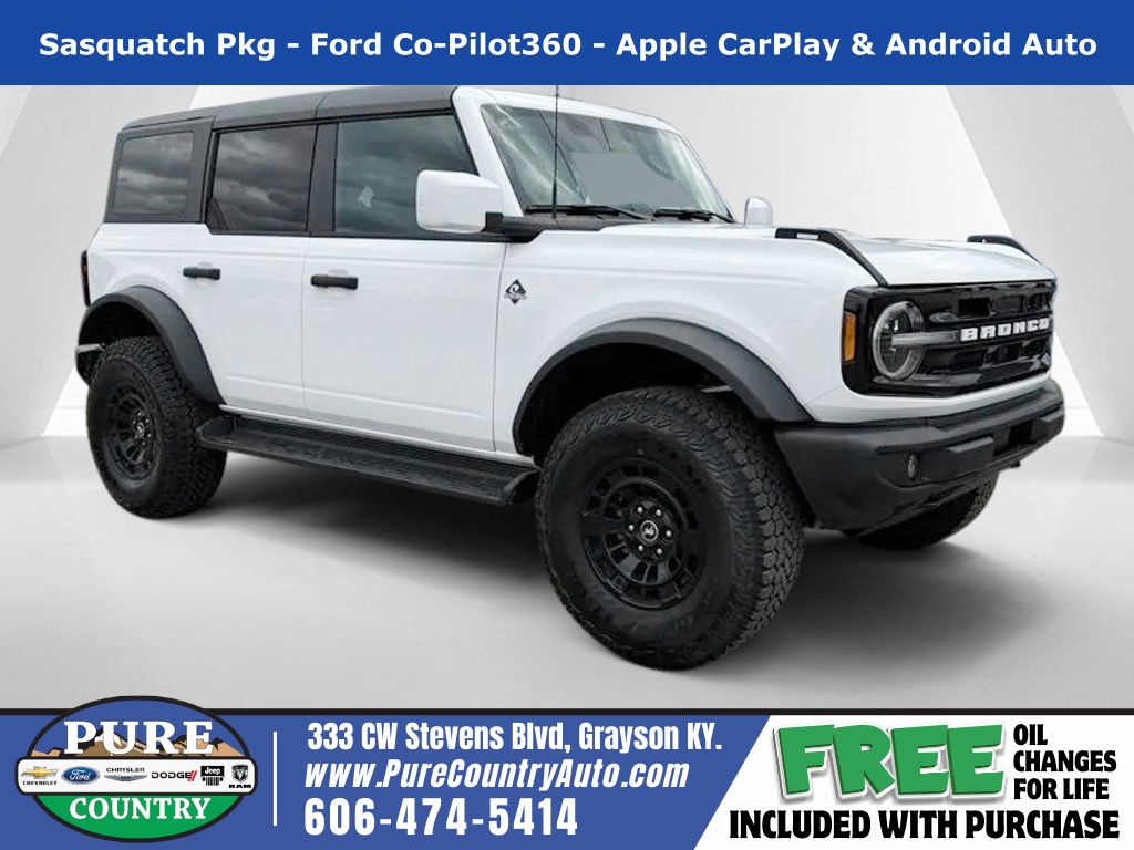 Oxford White 2026 Ford Bronco Outer Banks 4-Door 4WD SUV / Crossover Four-Wheel Drive Automatic