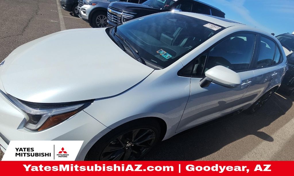 Pearl 2026 Toyota Corolla XSE FWD Sedan Front-Wheel Drive Continuously Variable Transmission