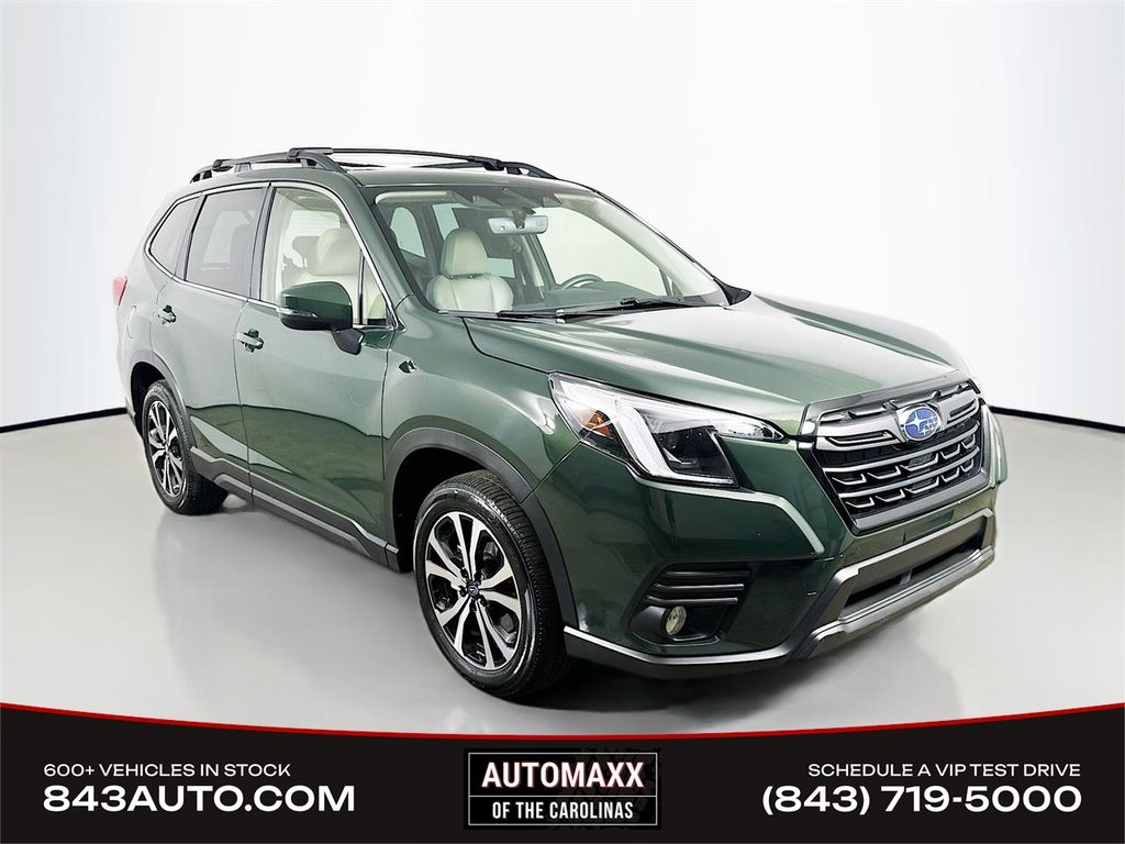 Cascade Green Silica 2023 Subaru Forester SUV / Crossover All-Wheel Drive Continuously Variable Transmission