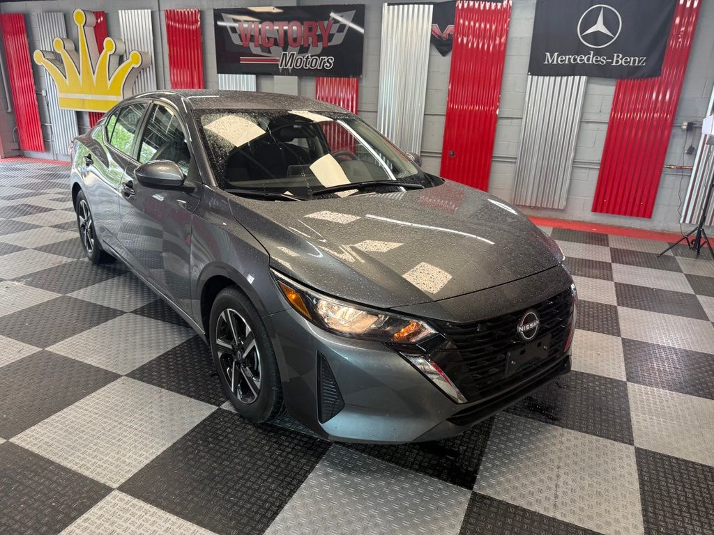 Gray (Gun Metallic) 2025 Nissan Sentra Sedan Front-Wheel Drive Continuously Variable Transmission