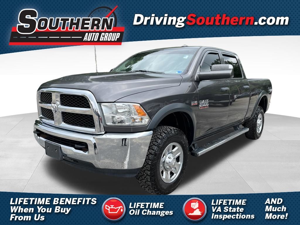 Gray (Granite Crystal Metallic Clearcoat) 2018 RAM 2500 Pickup Truck Four-Wheel Drive 6-Speed Automatic