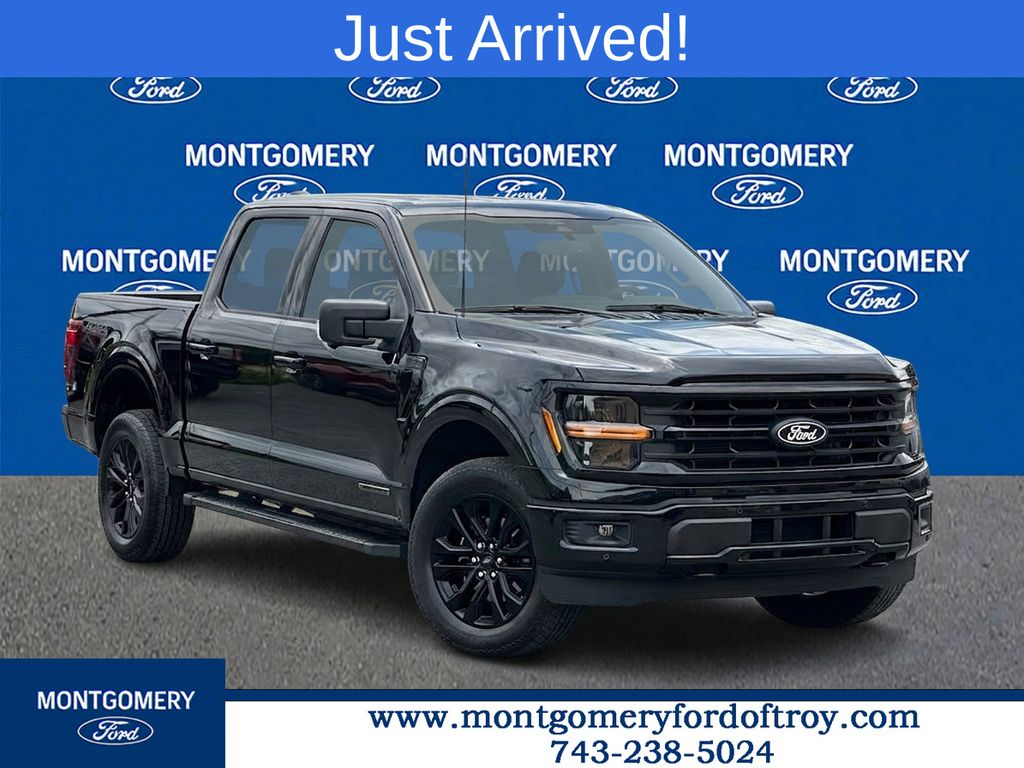 Black Metallic 2024 Ford F-150 Pickup Truck Four-Wheel Drive Automatic