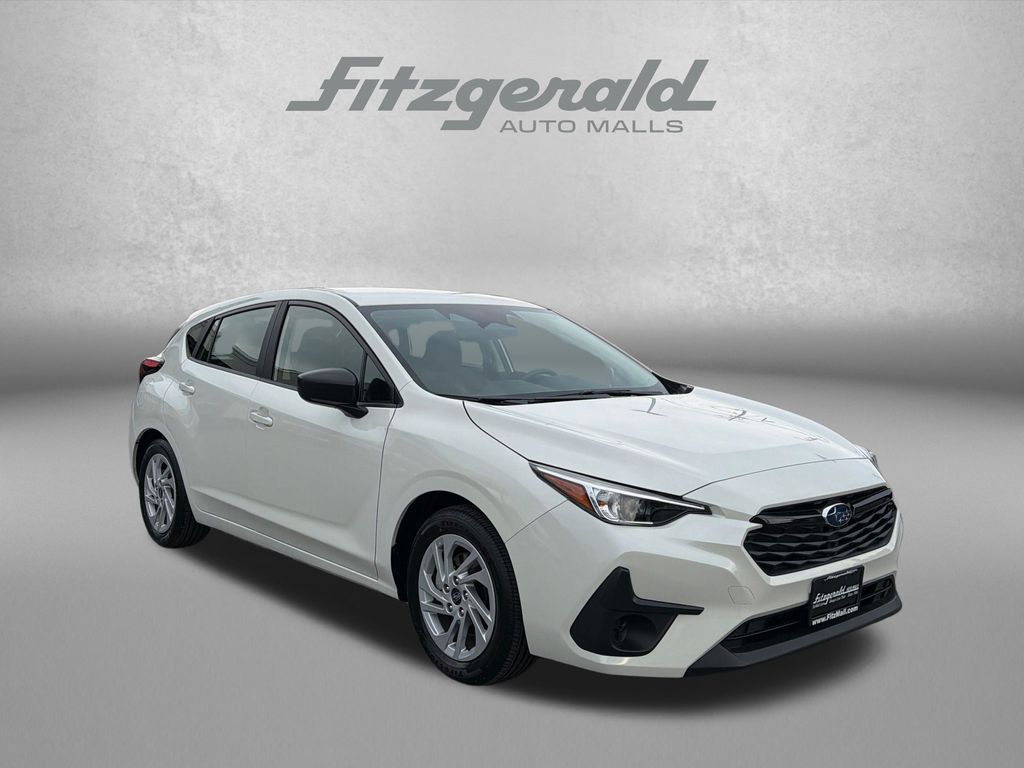 Crystal White Pearl 2025 Subaru Impreza Wagon All-Wheel Drive Continuously Variable Transmission