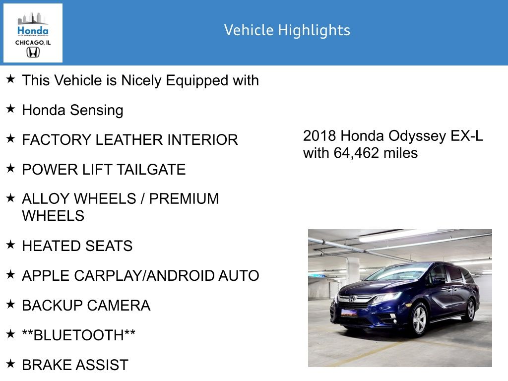 2018 Honda Odyssey EX-L 7