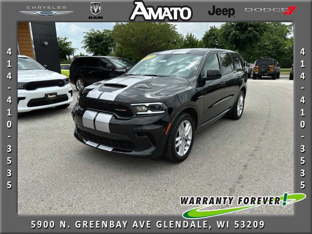 DB Black Crystal Clearcoat 2024 Dodge Durango SUV / Crossover All-Wheel Drive 8-Speed Automatic