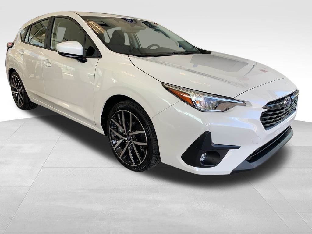 Crystal White Pearl 2026 Subaru Impreza Sport AWD Wagon All-Wheel Drive Continuously Variable Transmission