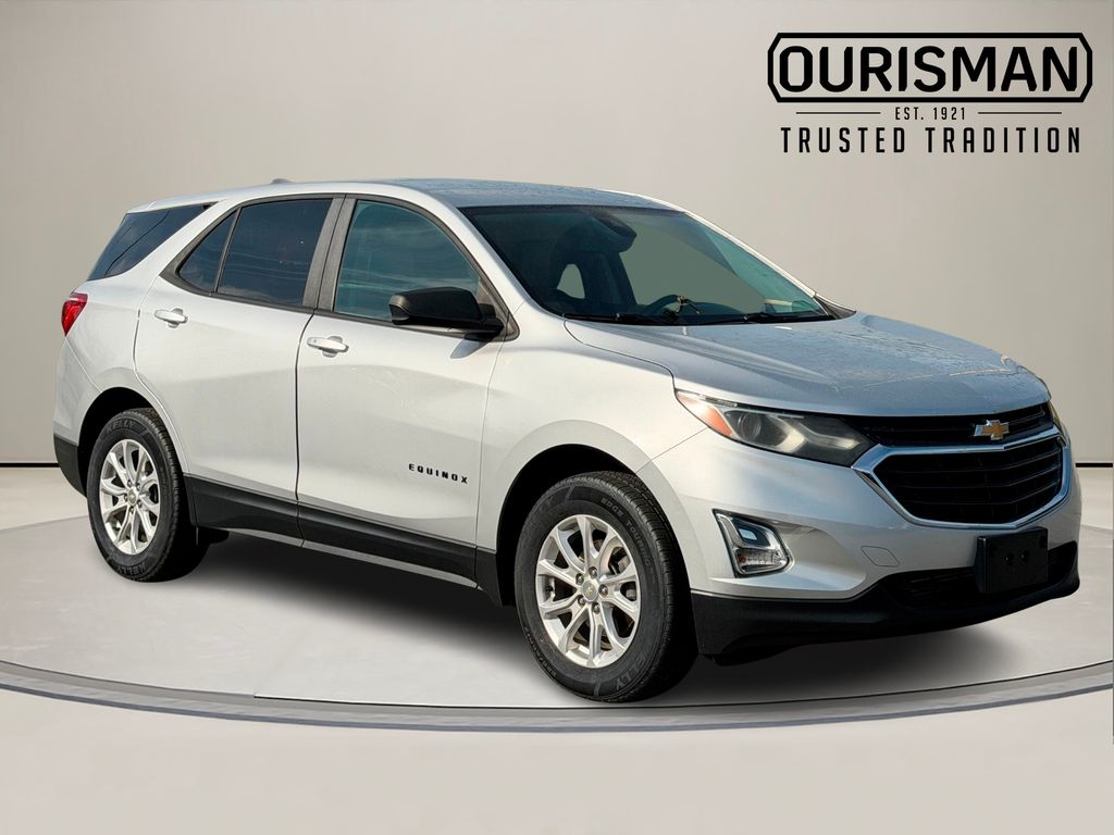 Silver Ice Metallic 2020 Chevrolet Equinox 1.5T LS AWD SUV / Crossover Four-Wheel Drive 6-Speed Automatic Overdrive