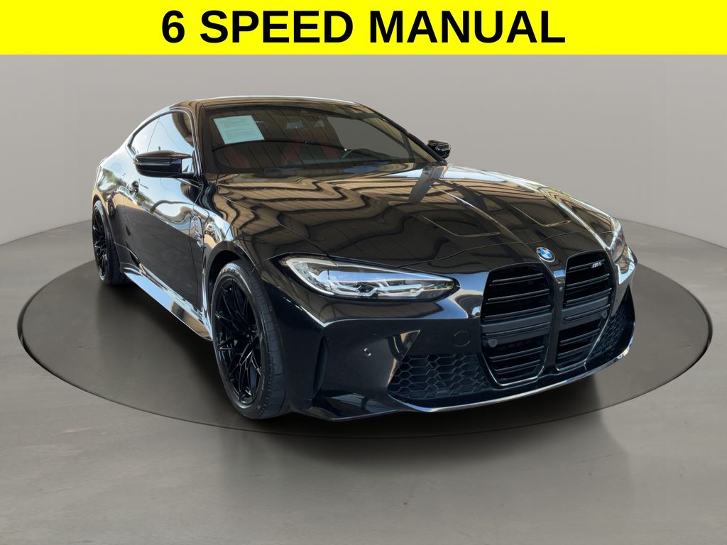 Black Sapphire Metallic 2024 BMW M4 Coupe Rear-Wheel Drive 6-Speed Manual