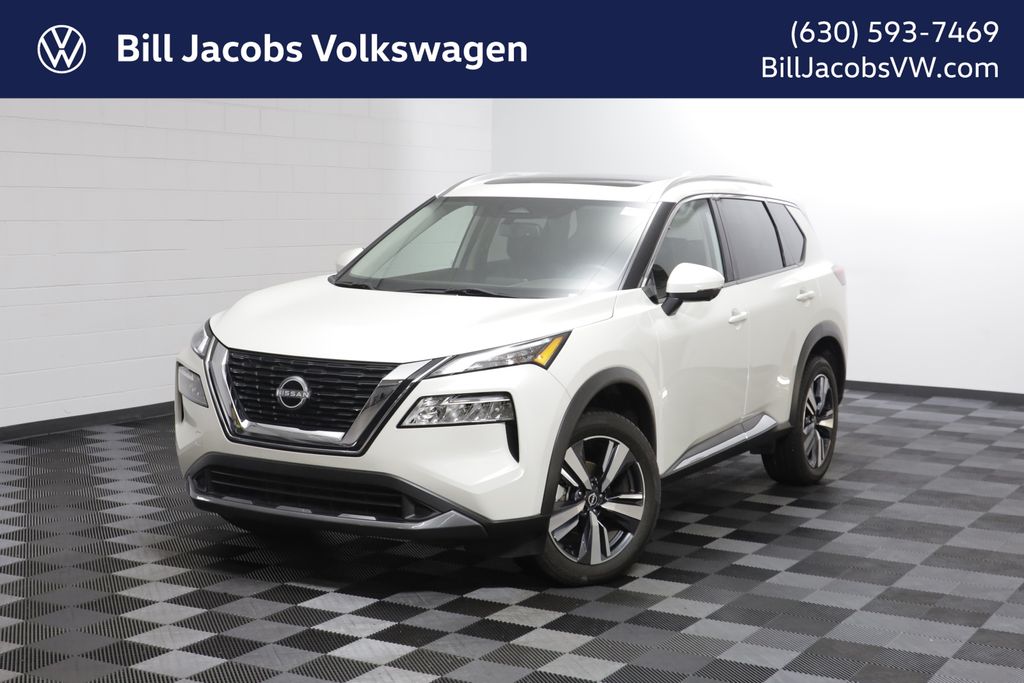 Pearl White Tricoat 2023 Nissan Rogue SUV / Crossover All-Wheel Drive Continuously Variable Transmission