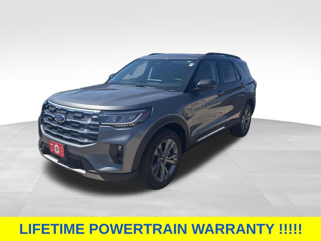Gray Metallic 2025 Ford Explorer Active AWD SUV / Crossover All-Wheel Drive Automatic