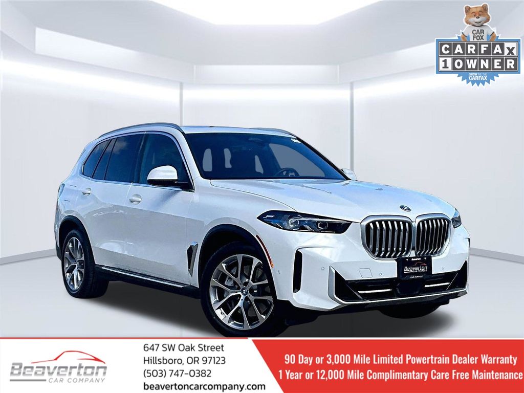 Alpine White 2025 BMW X5 SUV / Crossover All-Wheel Drive 8-Speed Automatic