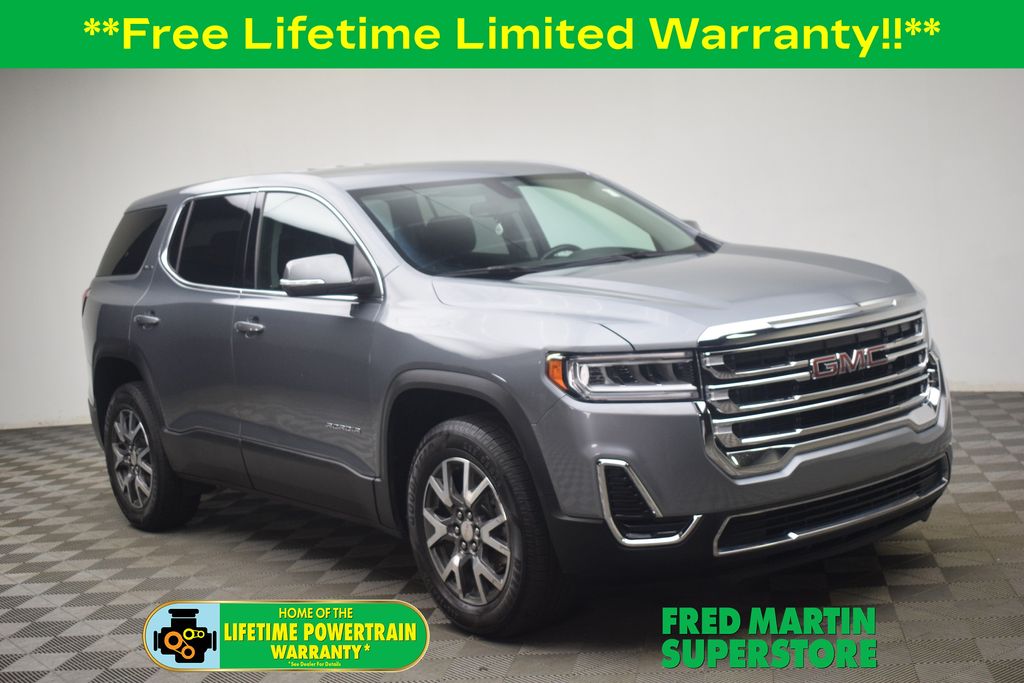 Gray (Satin Steel Metallic) 2020 GMC Acadia SUV / Crossover Front-Wheel Drive 9-Speed Automatic