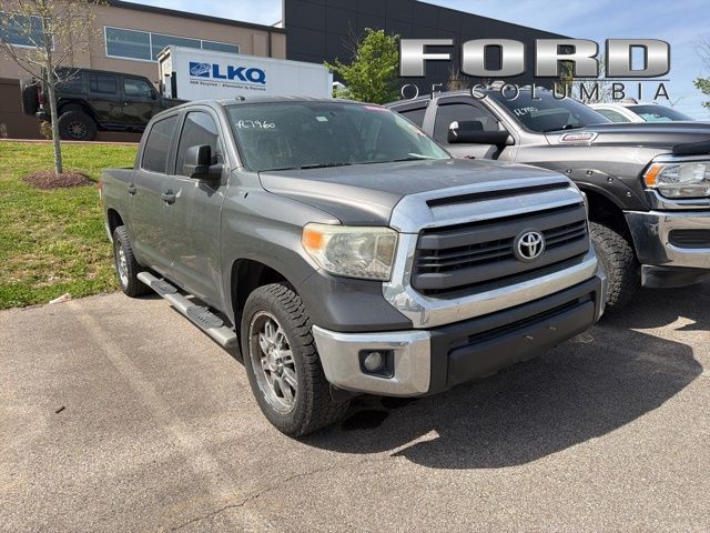 Magnetic Gray Metallic 2014 Toyota Tundra SR5 CrewMax 5.7L Pickup Truck 4X2 6-Speed Automatic Overdrive