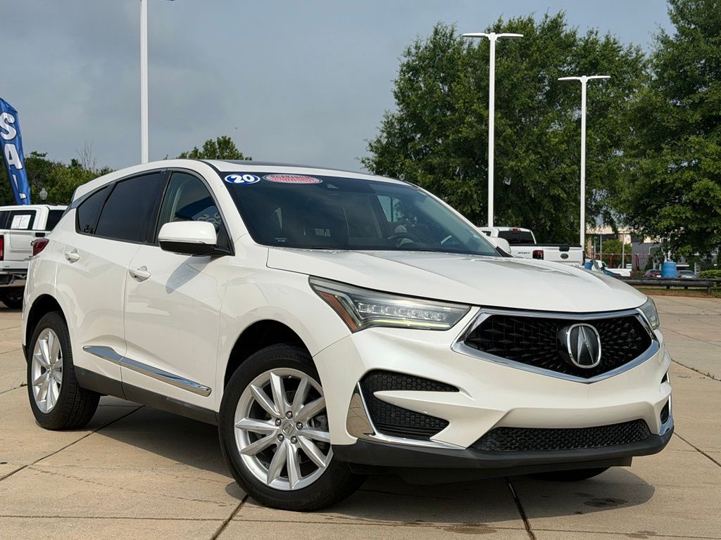 Platinum White Pearl 2020 Acura RDX SUV / Crossover Front-Wheel Drive Automatic