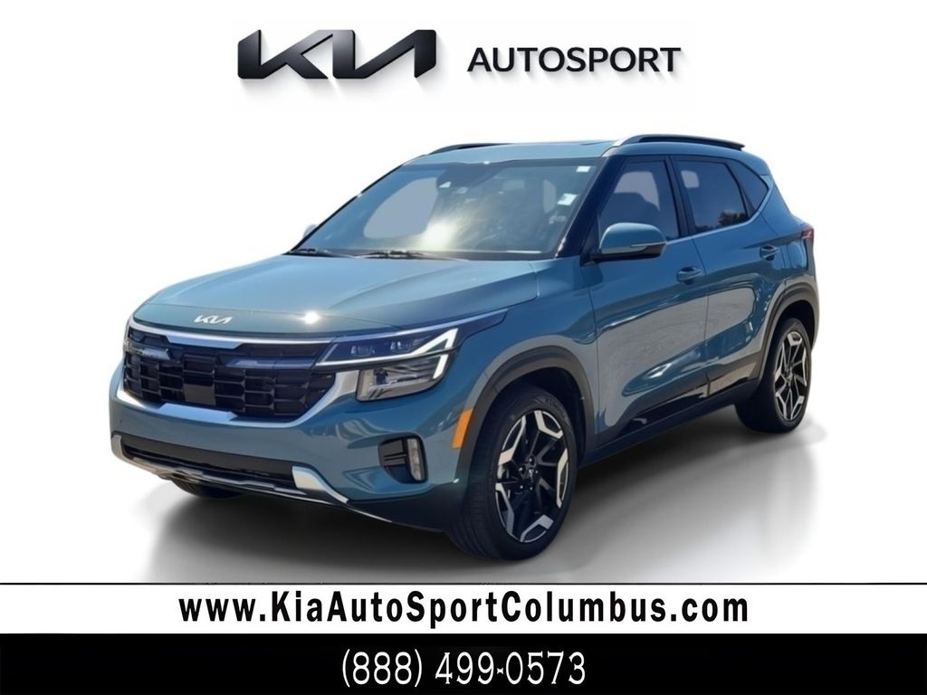 Pluton Blue 2025 Kia Seltos SX AWD SUV / Crossover All-Wheel Drive 8-Speed Automatic