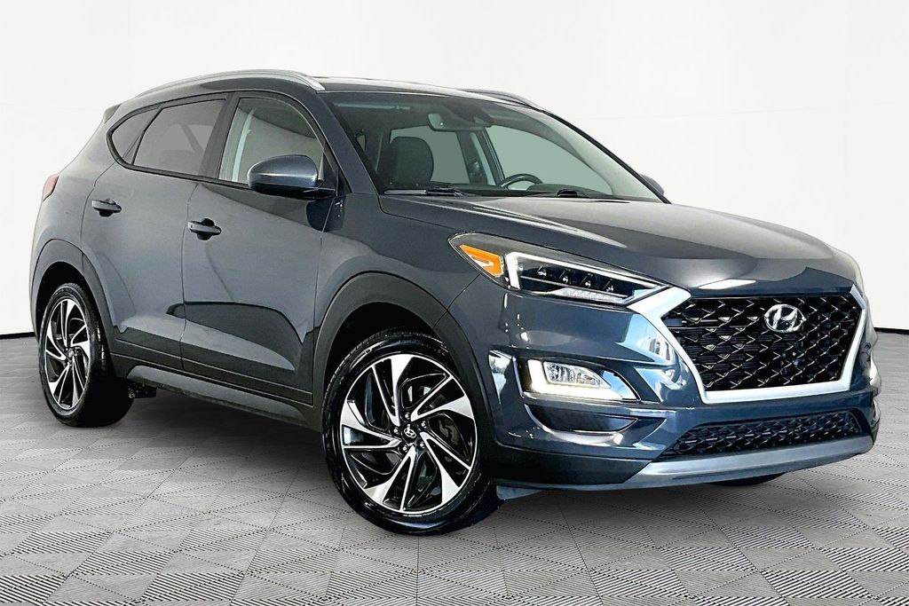 Dusk Blue 2020 Hyundai Tucson Sport FWD SUV / Crossover Front-Wheel Drive 6-Speed Automatic