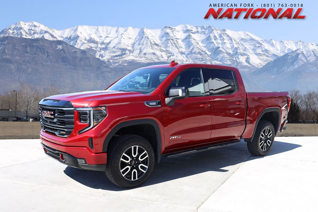Volcanic Red 2025 GMC Sierra 1500 Pickup Truck Four-Wheel Drive Automatic