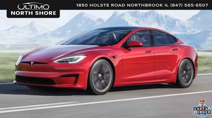 Ultra Red 2025 Tesla Model S AWD Sedan All-Wheel Drive 1-Speed Automatic