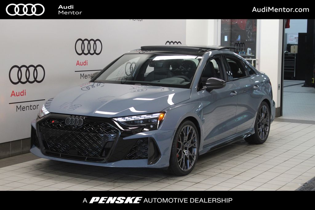 Kemora Gray Metallic 2026 Audi RS 3 Sedan All-Wheel Drive 7-Speed Automatic